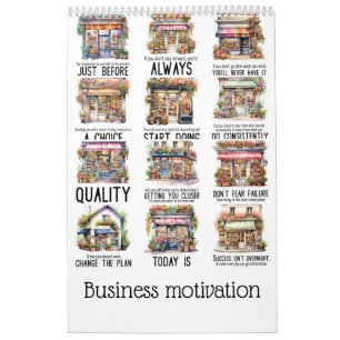 Business motivation calendar
