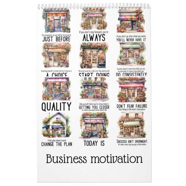 Business motivation calendar (Cover)
