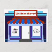 Business Moving Advertising Promoting Postcards