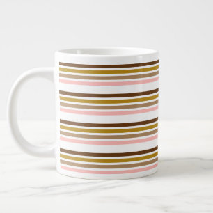 Business Multicolor Stripe Tea Large Coffee Mug
