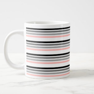 Business Multicolor Stripe Tea Large Coffee Mug