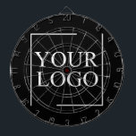 Business Name Add Logo Company Professional Text Dartboard<br><div class="desc">You can customise it with your photo,  logo or with your text.  You can place them as you like on the customisation page. Modern,  unique,  simple,  or personal,  it's your choice.</div>