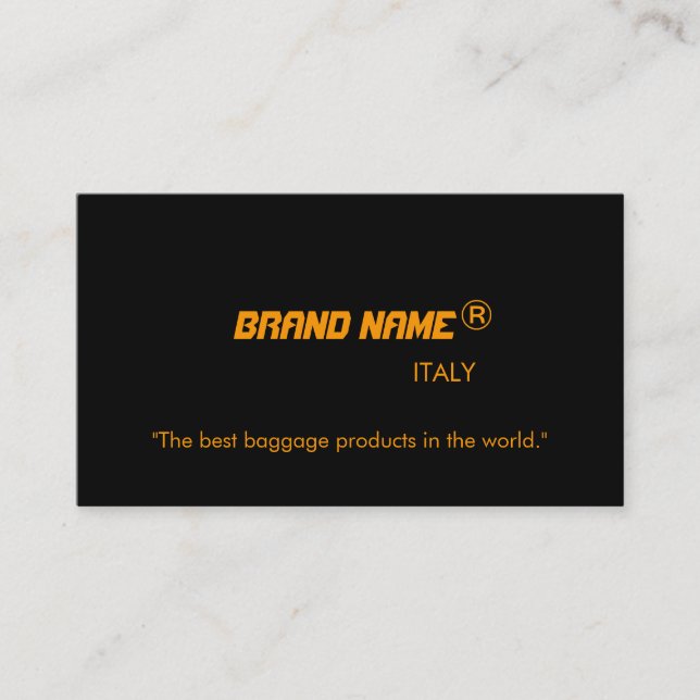 Business name advertisement cards. business card (Front)