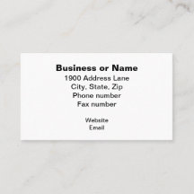 Business Name and Information Centred in the
