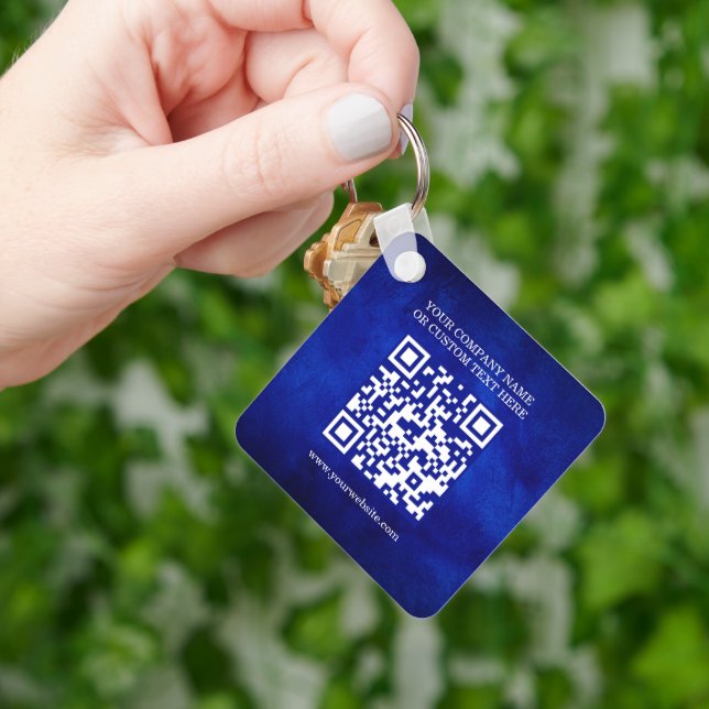 Business name and Logo Key Ring (Hand)