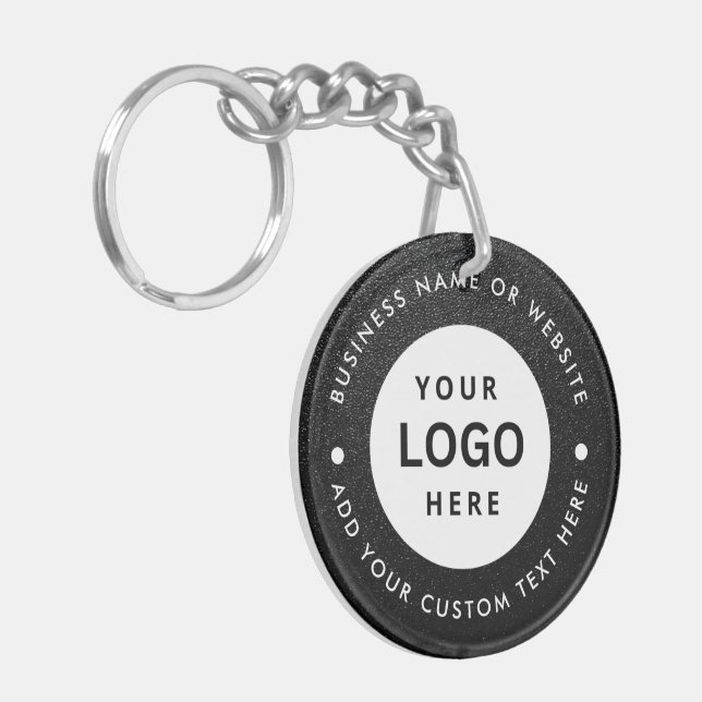 Business name and Logo Keychain (Front Left)