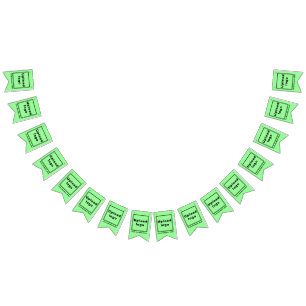 Business Name and Logo on Light Green Swallowtail Bunting