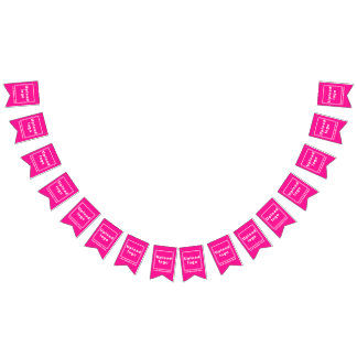 Business Name and Logo on Pink Swallowtail Bunting