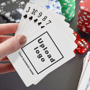 Business Name and Logo on Playing Cards
