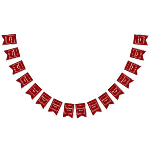 Business Name and Logo on Red Swallowtail Bunting