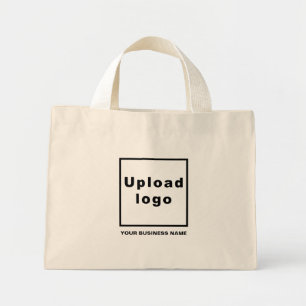 Business Name and Logo on Small Size Tote Bag