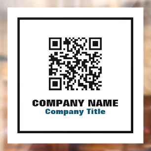 Business Name and QR Code
