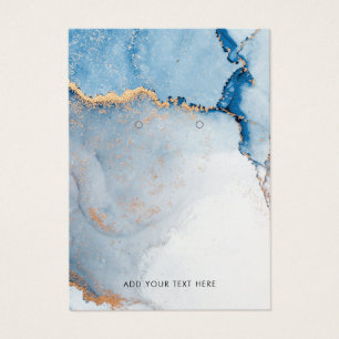 Business Name and QR Code Earrings Display Card