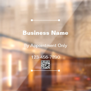 Business Name By Appointment Only QR Code