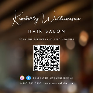 Business Name Chic Signature Script QR Code