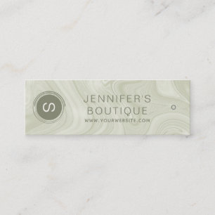 Business Name Clothing Size Tags Marble