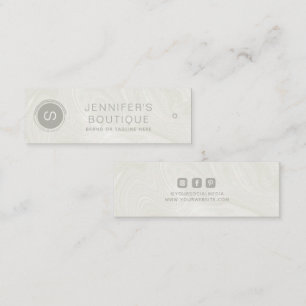 Business Name Clothing Size Tags Marble