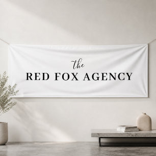 Business Name Company Branded 2.5' x 6' Banner