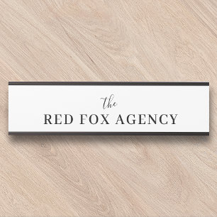 Business Name   Company Branded Door Sign