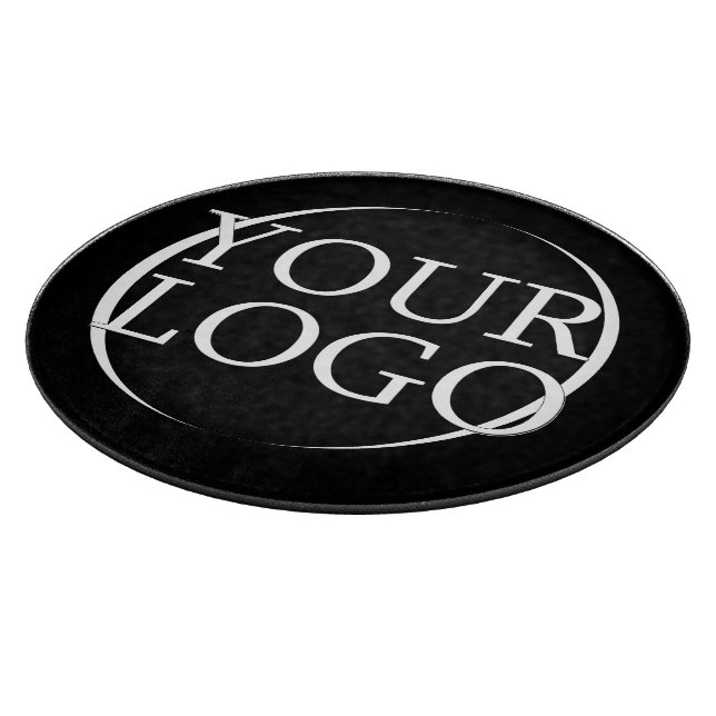 Business Name Create Your Own Company Text Cutting Board (Corner)