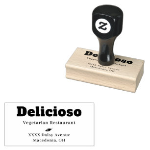 Business Name Rubber Stamp