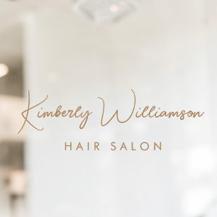 Business Name Stylish Signature Gold Script