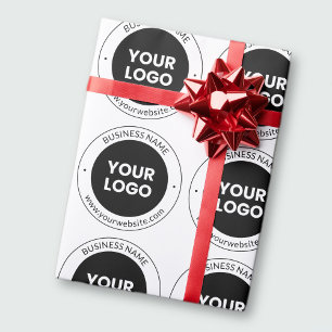Business Name & Website or Slogan, Thank You Etc. Wrapping Paper