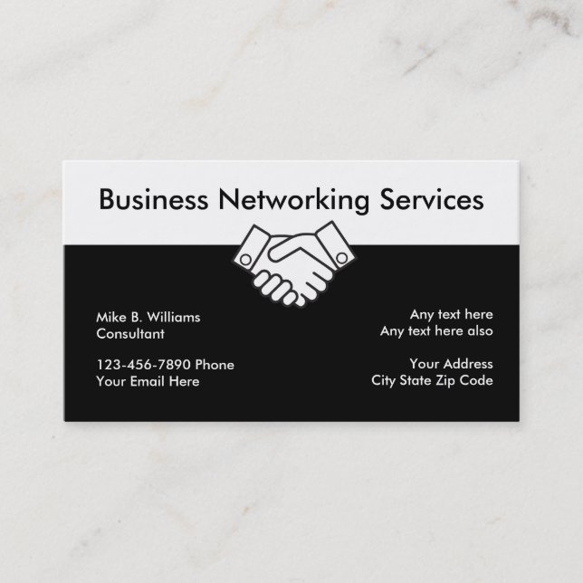 Business Networking Business Cards (Front)