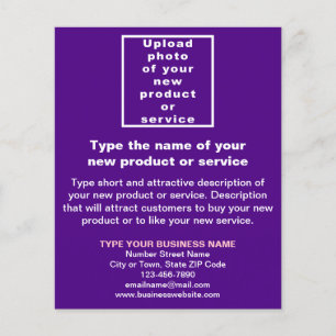 Business New Product or Service on Purple Flyer