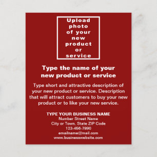 Business New Product or Service on Red Flyer