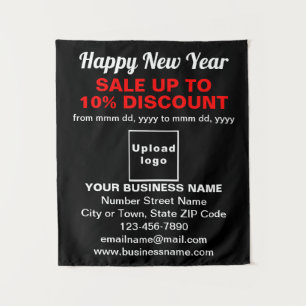 Business New Year Sale on Black Tapestry