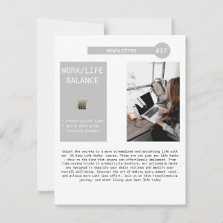 Business Newsletter Email List Promotional Announcement