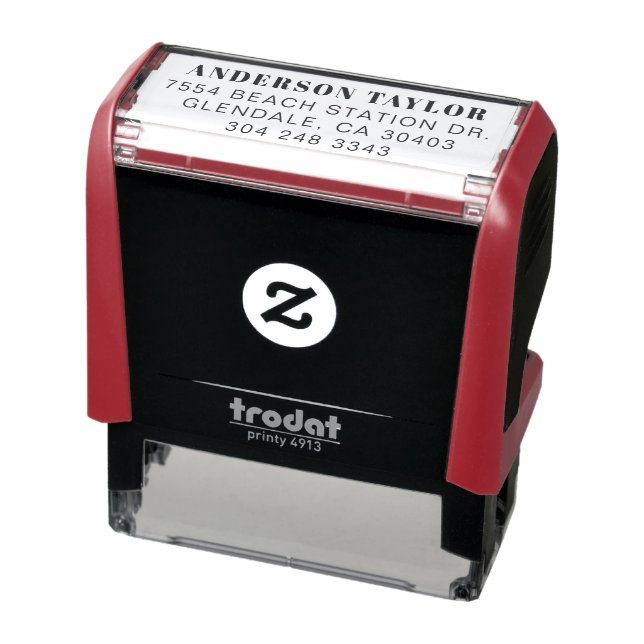 Business Notary Office Return Address  Self-inking Stamp (Product)