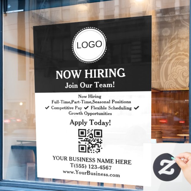 Business Now Hiring  (Cafe Window)