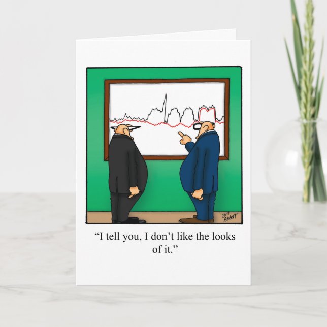  Business Office Humour Blank Greeting Card (Front)