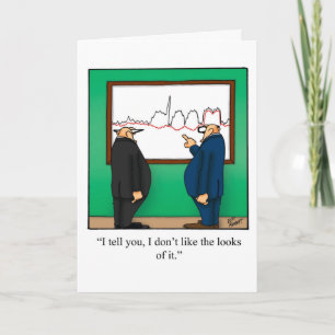 Business Office Humour Blank Greeting Card
