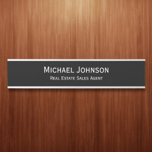 Business Office Long Name Plate Title Door Sign