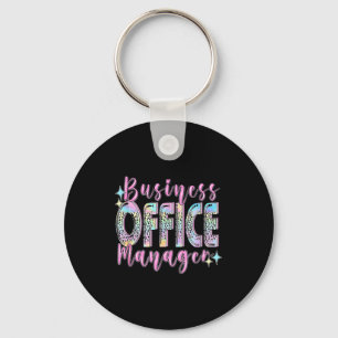 Business Office Manager Funny Front Teamwork Regio Key Ring