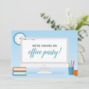 Business Office Party Invitation Template