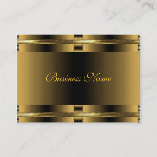 Business Old Gold Art Deco Card