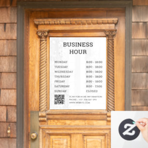 Business Opening Hours & Contact Information