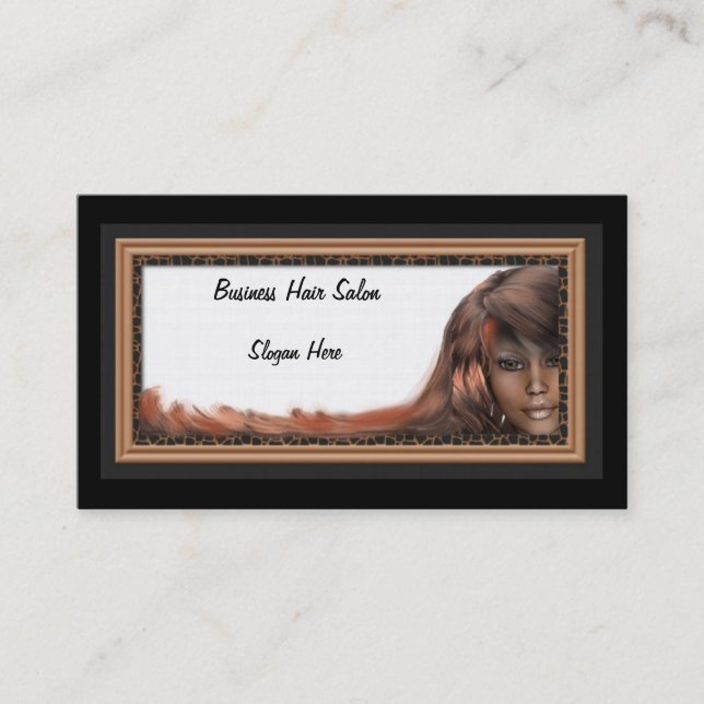 Business or Personal Card great for hair salon (Front)