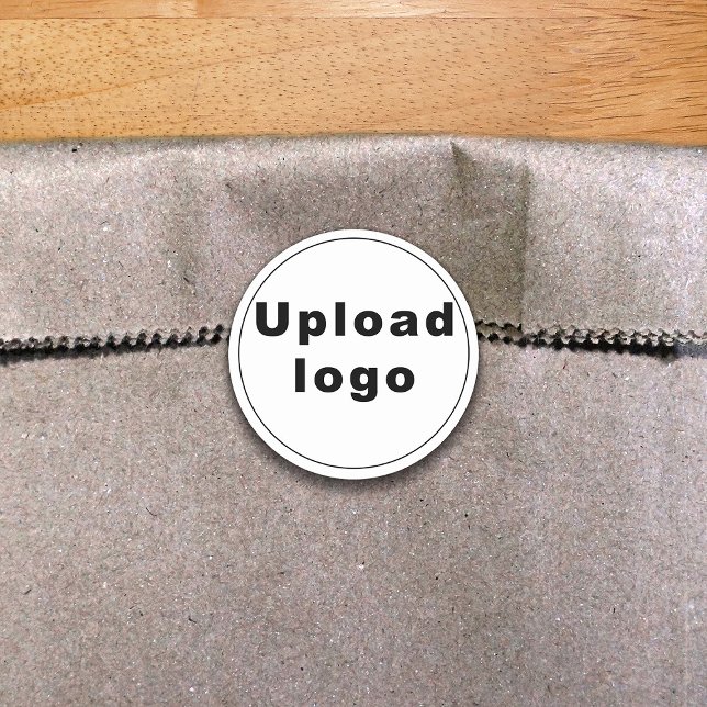 Business or Team Logo Round Sticker (Creator Uploaded)