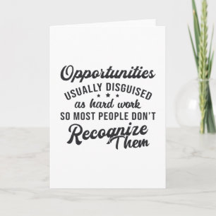 Business Owner Opportunities Usually Boss Manager Card