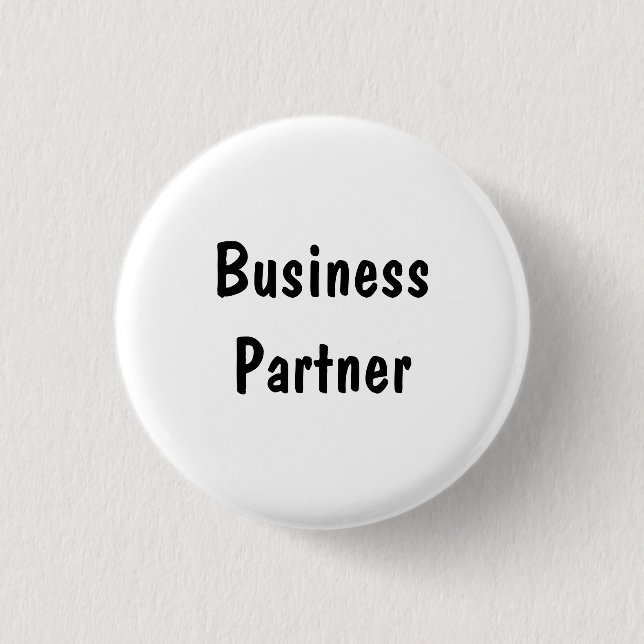 Business Partner 3 Cm Round Badge (Front)