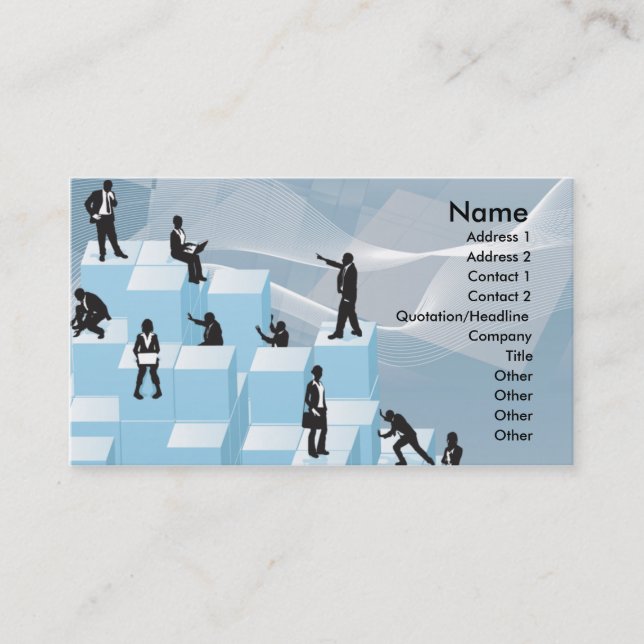 business people design card (Front)