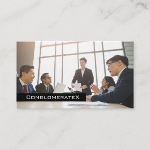 Business People in Board Room Card