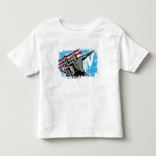 Business people throwing arrow sign toddler T-Shirt