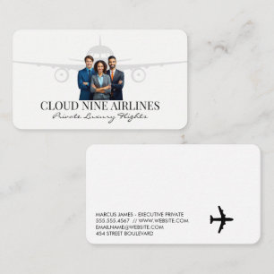 Business Personnel Flights Airlines Business Card