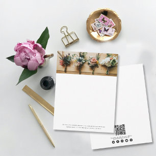 Business Photo Banner QR Code Social Media Card